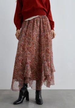 FALDA LARGA ESTAMPADO FLORAL