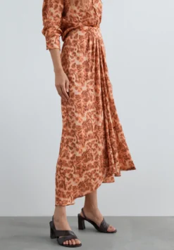 FALDA MIDI ANIMAL PRINT