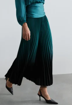 FALDA MIDI PLISADA