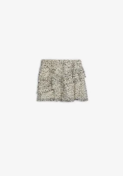 FALDA MINI FLUIDA ESTAMPADA