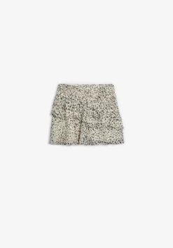 FALDA MINI FLUIDA ESTAMPADA