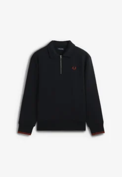 FRED PERRY | SUDADERA HALF ZIP COLLARED