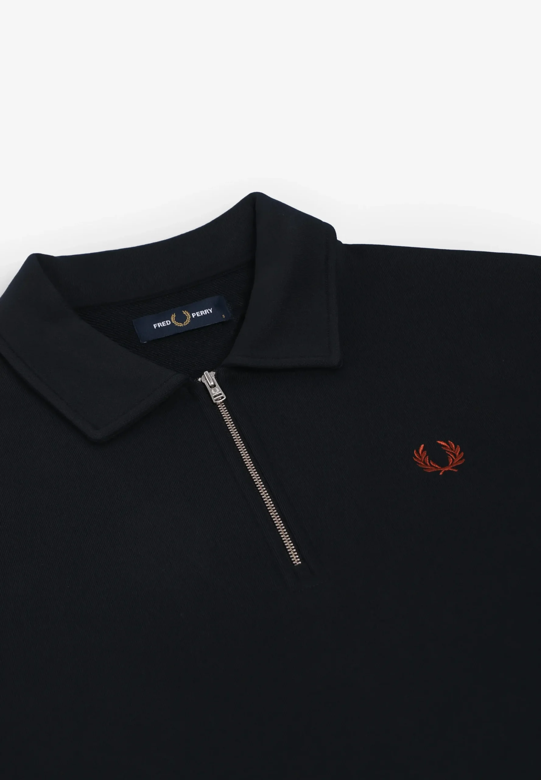 FRED PERRY | SUDADERA HALF ZIP COLLARED