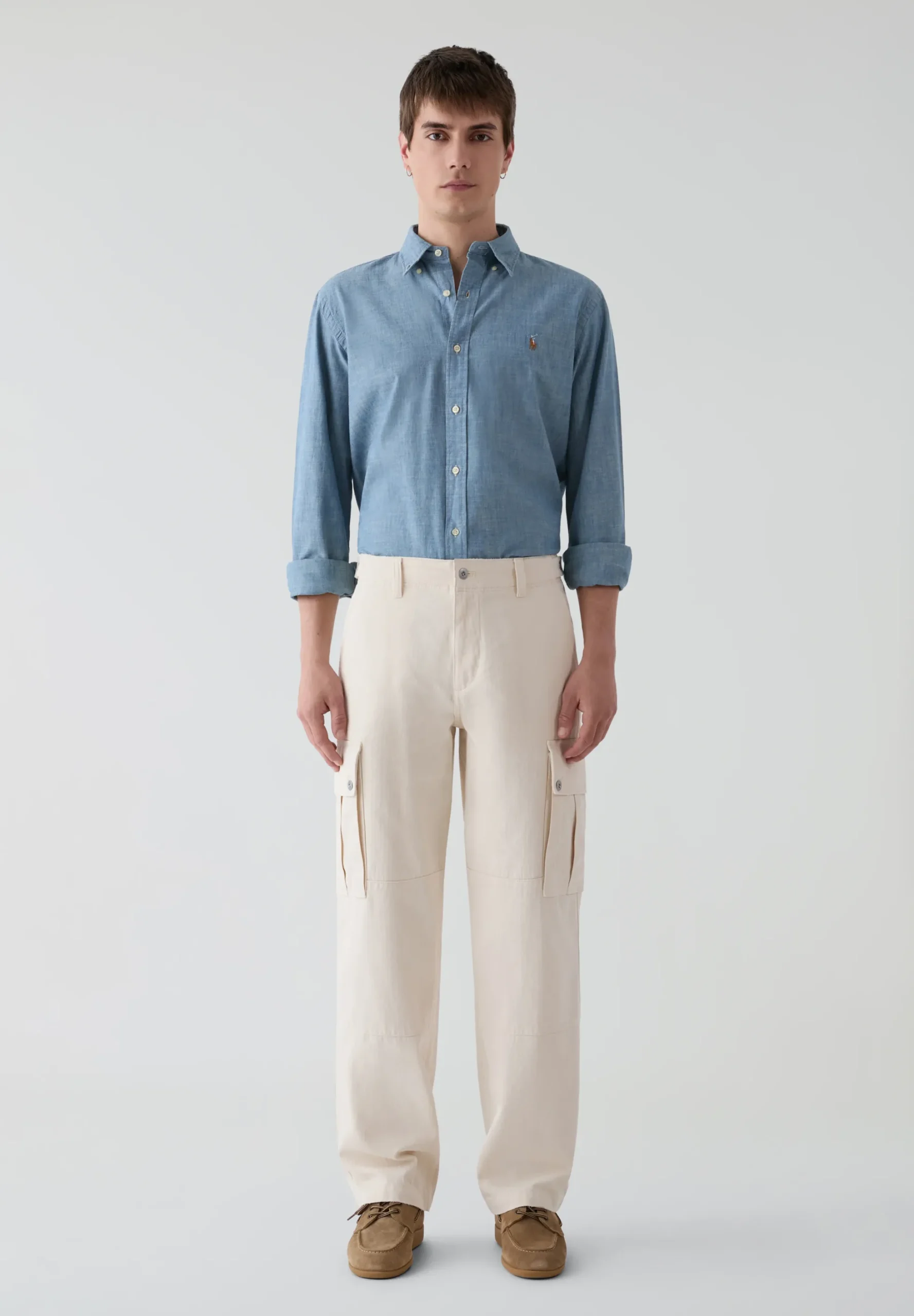 GANT | PANTALÓN REL HERRINGBONE CARGO