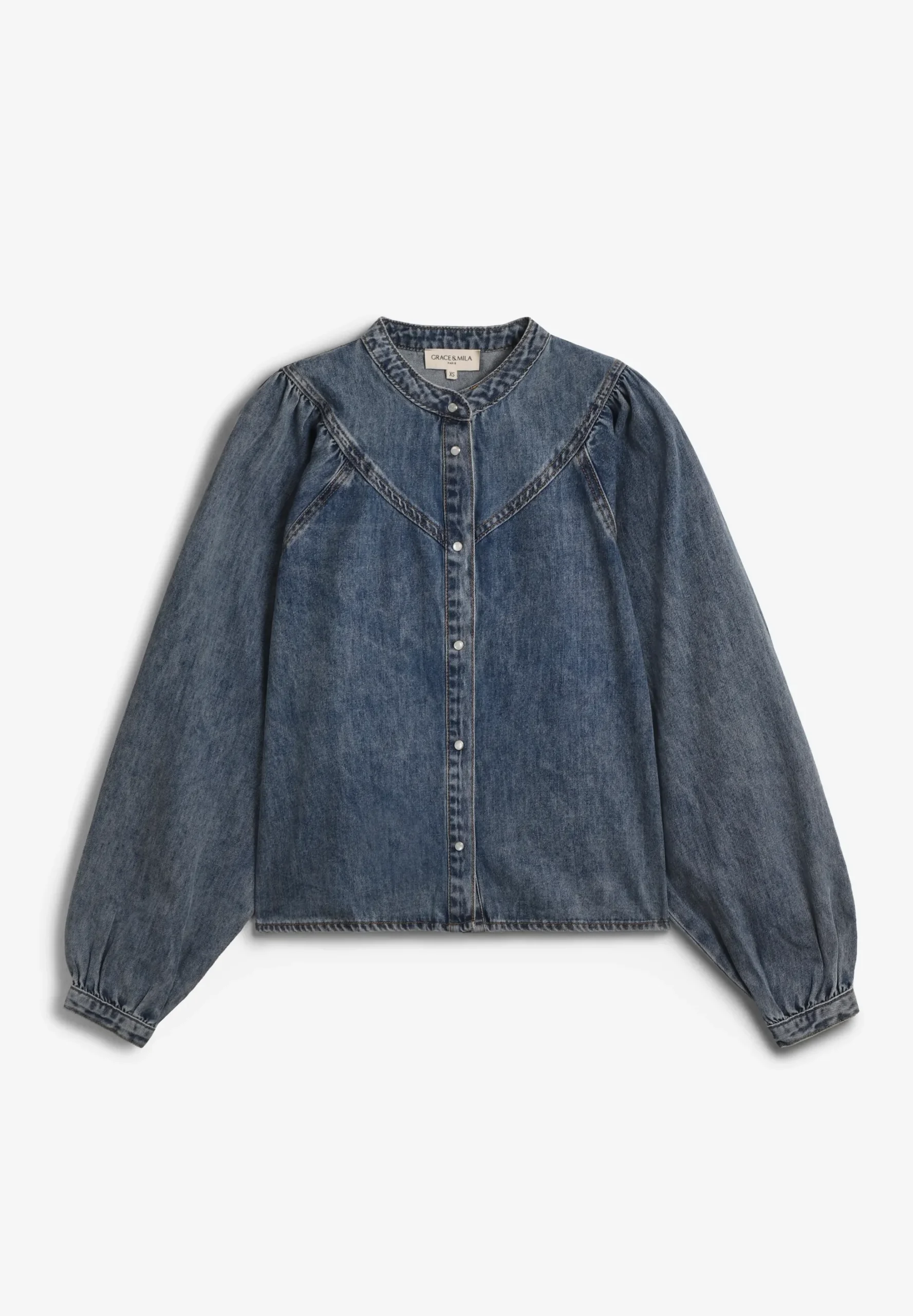 GRACE & MILA | CAMISA DENIM ANAELLE
