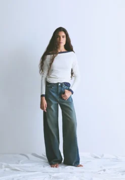 JEANS BICOLOR MAXI