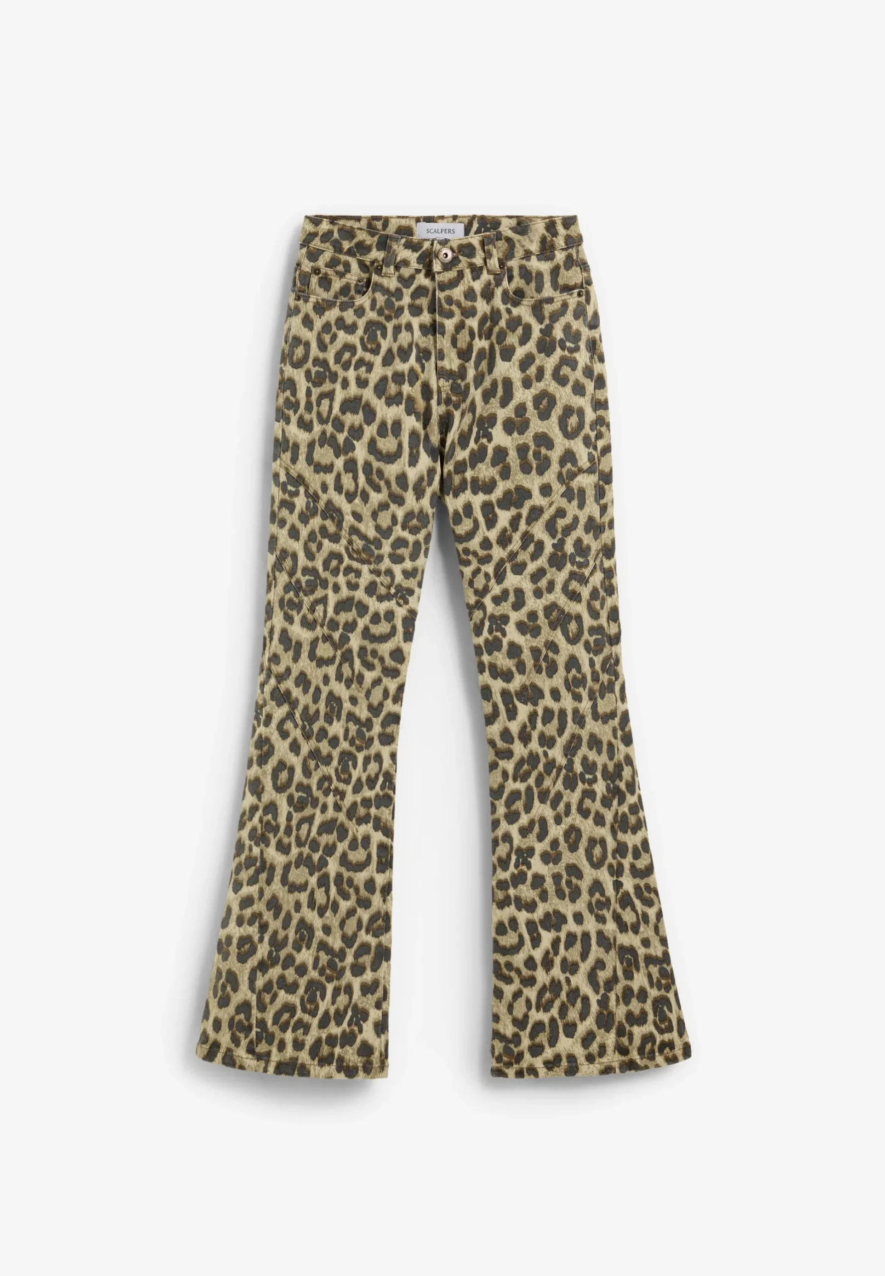 JEANS BOOTCUT ANIMAL PRINT