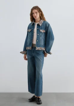 JEANS CULOTTE ESTAMPADO ÉTNICO