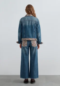 JEANS CULOTTE ESTAMPADO ÉTNICO