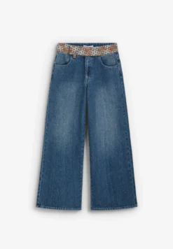 JEANS CULOTTE ESTAMPADO ÉTNICO