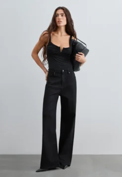 JEANS WIDE LEG GLITTER