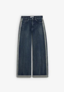 JEANS WIDE LEG TIRAS LATERALES