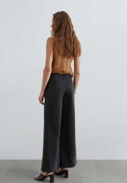 JEANS WIDE LEG TIRO ALTO