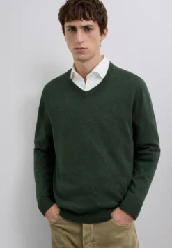 JERSEY CUELLO PICO CON CASHMERE