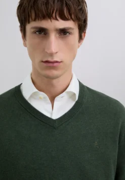 JERSEY CUELLO PICO CON CASHMERE