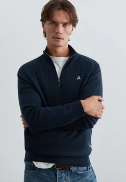 JERSEY HALF-ZIP CALAVERA