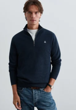 JERSEY HALF-ZIP CALAVERA