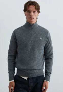 JERSEY HALF-ZIP CALAVERA