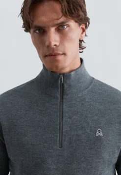 JERSEY HALF-ZIP CALAVERA