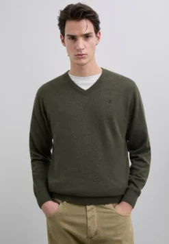 JERSEY PUNTO CUELLO PICO ALGODÓN