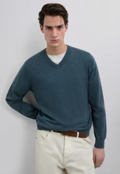 JERSEY PUNTO CUELLO PICO ALGODÓN