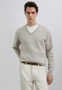 JERSEY PUNTO CUELLO PICO ALGODÓN