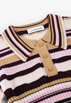 LAAGAM | ILYANA STRIPED POLO KNIT