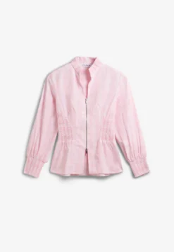 LAAGAM | MINA SQUARED ZIPPERED BLOUSE