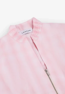 LAAGAM | MINA SQUARED ZIPPERED BLOUSE