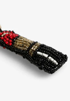 LLAVERO LIPSTICK ABALORIOS