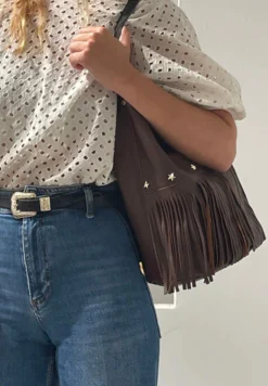 MERCULES | BOLSO BUCKET FRINGES