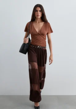 PANTALÓN BOMBACHO ENCAJE