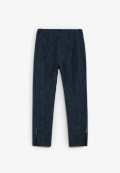 PANTALÓN JACQUARD ANKLE FLARE