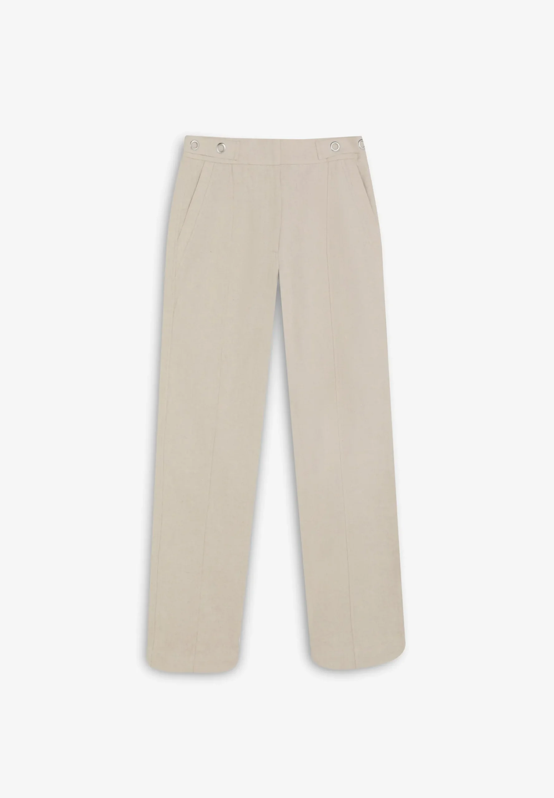 PANTALÓN LINO DETALLES METÁLICOS