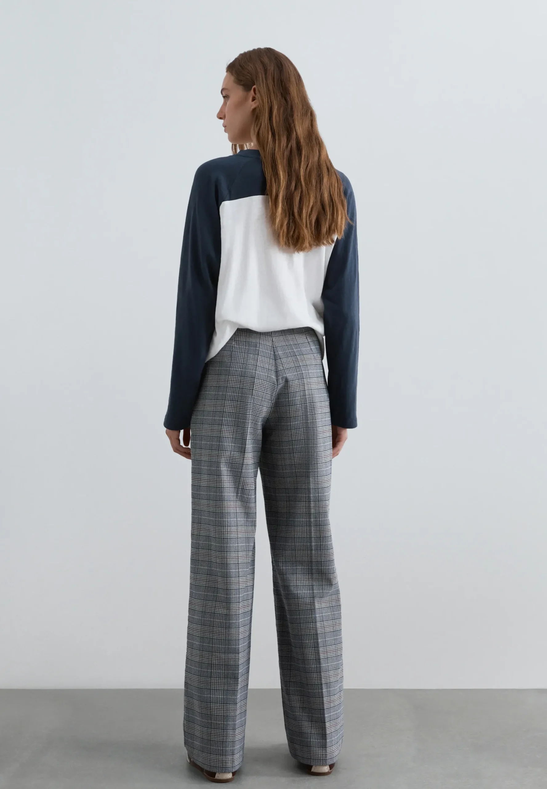 PANTALÓN RECTO CUADROS