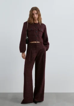 PANTALÓN TWEED WIDE LEG