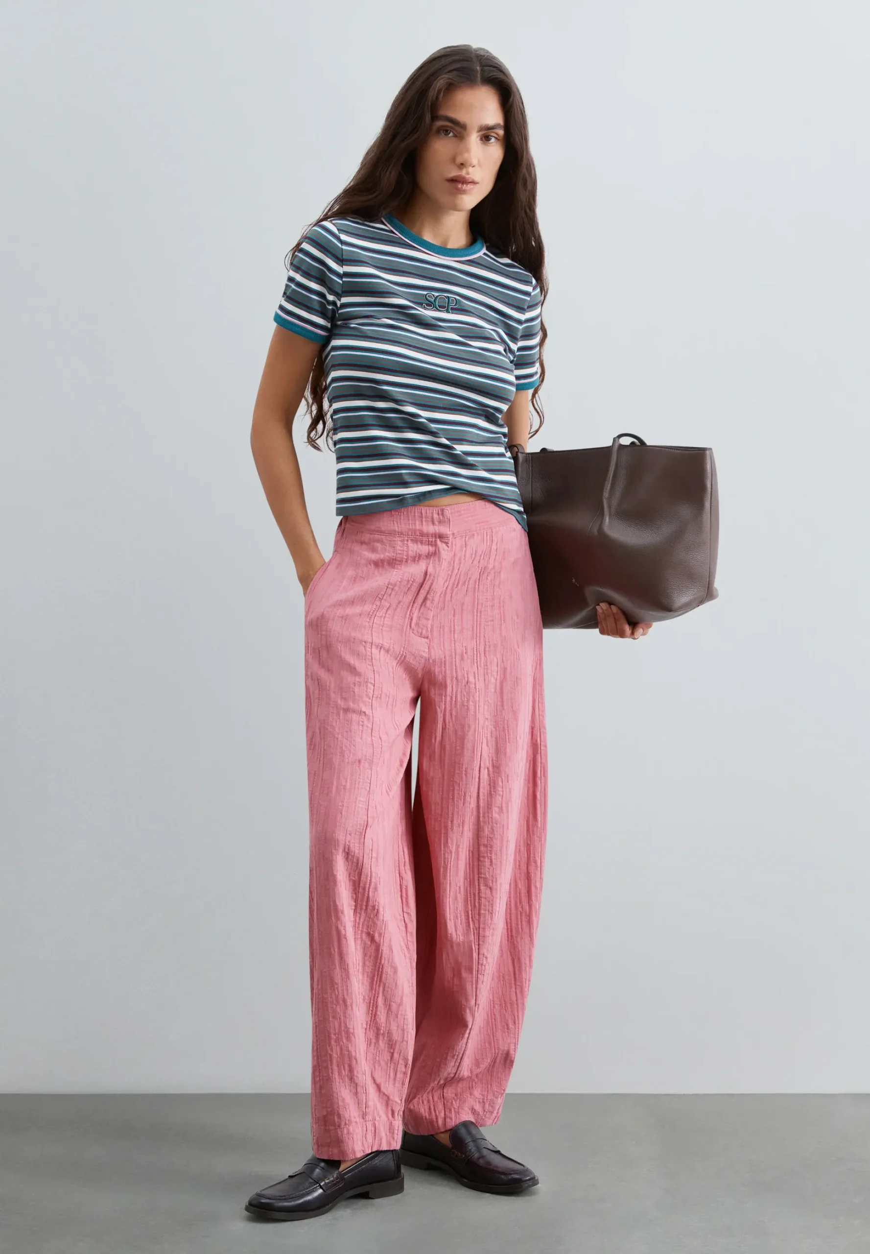 PANTALONES BALLOON TEXTURA