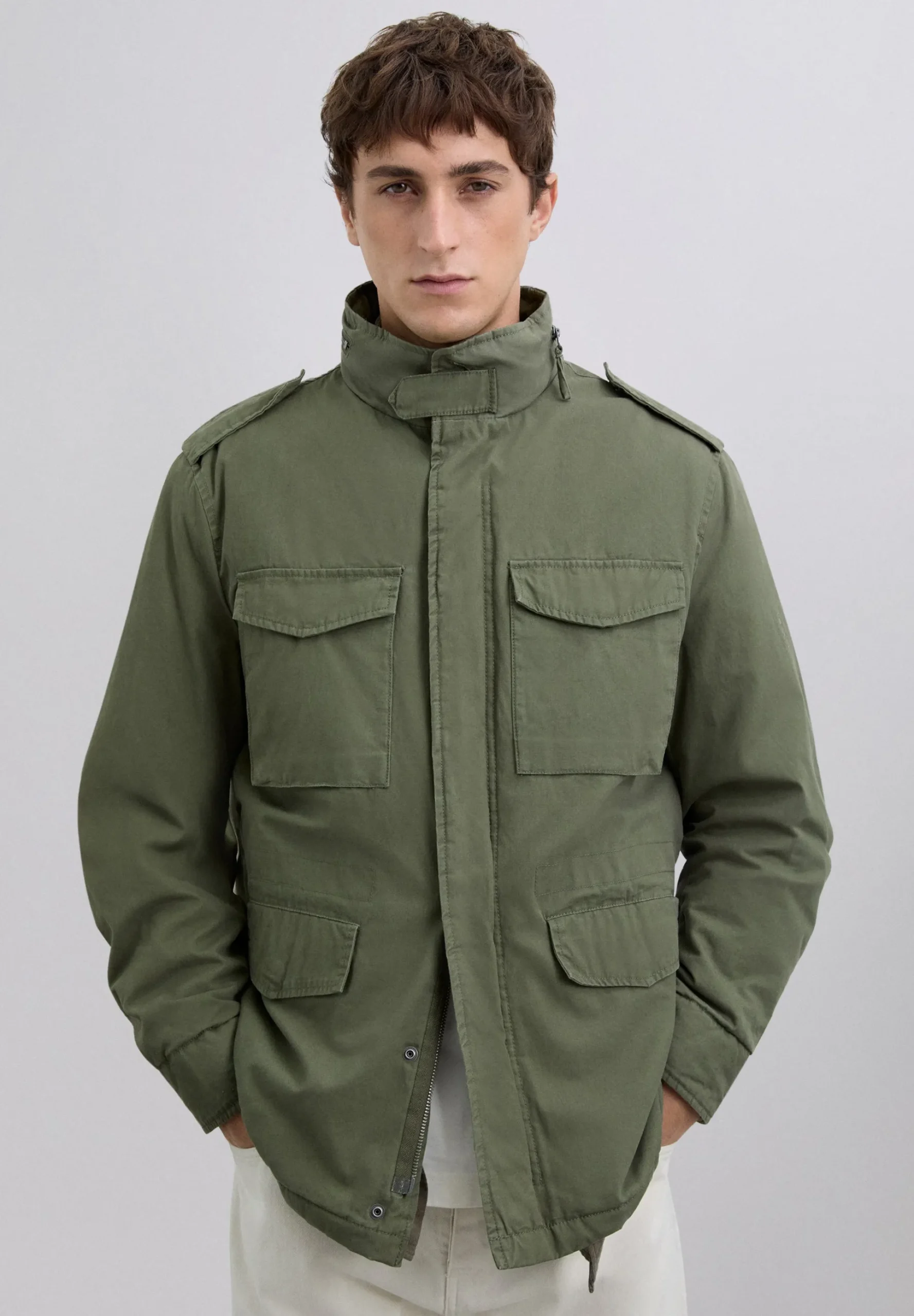 PARKA CAPUCHA MILITAR