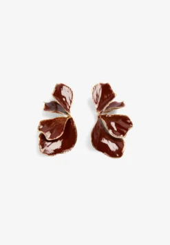 PENDIENTES FLORAL BICOLOR