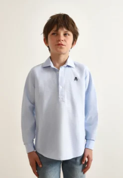 POLERA OXFORD CALAVERA CONTRASTE
