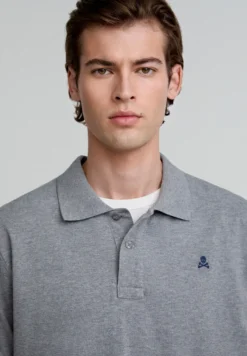 POLO BÁSICO CALAVERA CONTRASTE