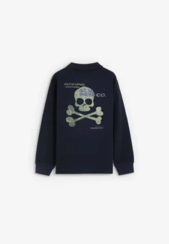 POLO MANGA LARGA PRINT TRASERO