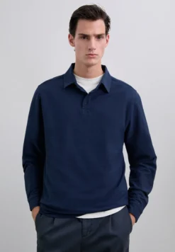 POLO MANGA LARGA PUNTO