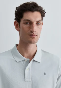 POLO PIQUÉ CALAVERA CONTRASTE