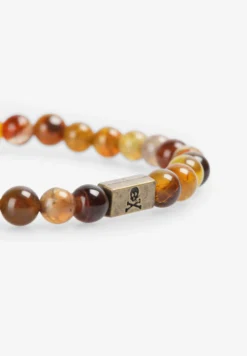 PULSERA CUENTAS PIEDRA NATURAL