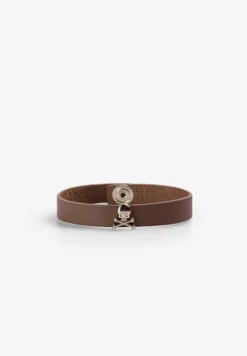 PULSERA PIEL CALAVERAS