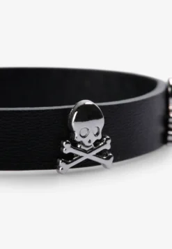 PULSERA PIEL CALAVERAS
