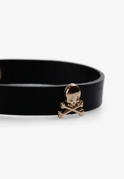PULSERA PIEL CALAVERAS