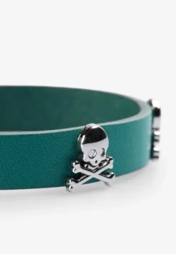 PULSERA PIEL CALAVERAS