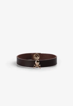 PULSERA PIEL CALAVERAS